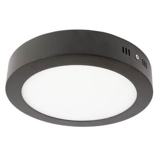 Cata Ct-5235 Siyah Kasa 18W Sıva Üstü Led Armatür Beyaz