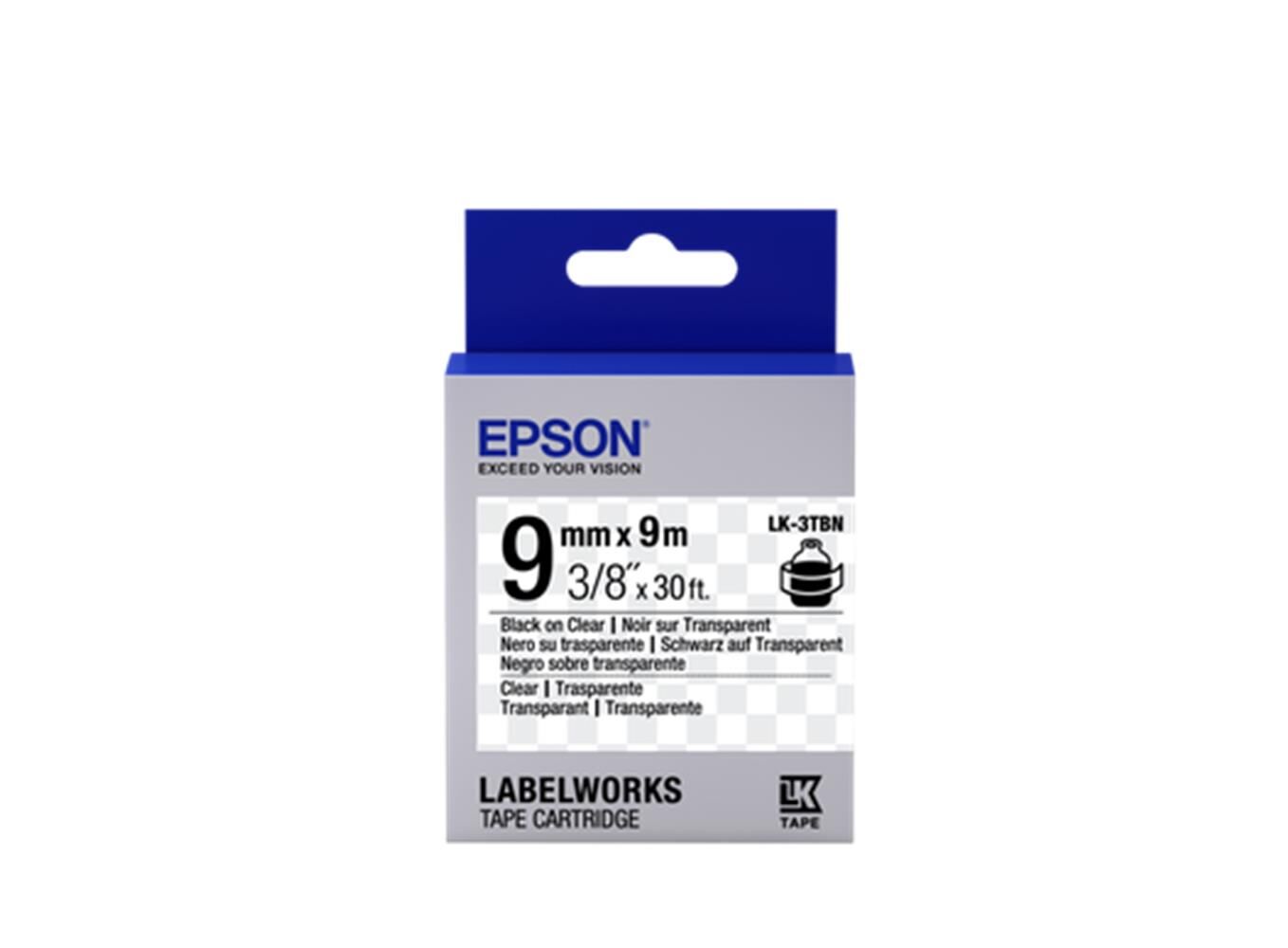 Epson Label Cartridge Standard LK-2WBN Black-White 6mm (9m)