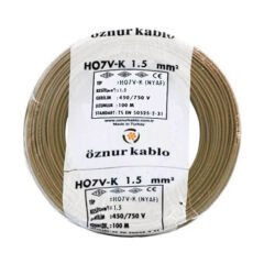 4 mm NYAF Kablo Kahverengi (1 metre)