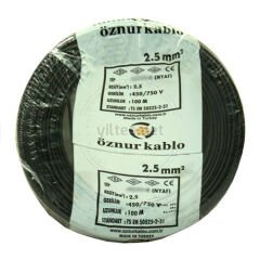 10 mm NYAF Kablo Siyah (1 metre)
