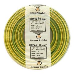 35 mm NYAF Kablo Sarı Yeşil (1 metre)