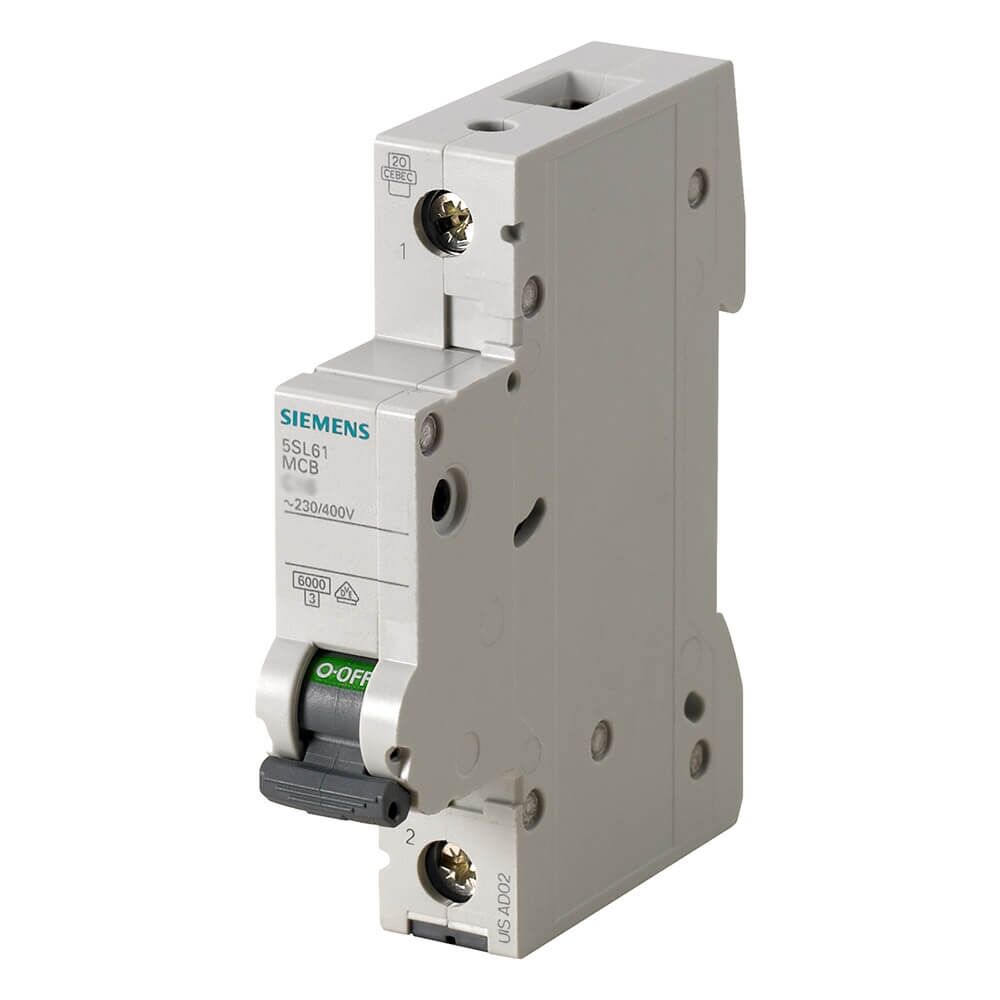 Siemens 1*63 W Otomat C Tipi 6Ka