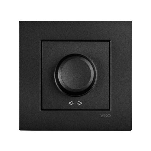 Viko Novella Siyah Dimmer 40-600w - Çerçevesiz