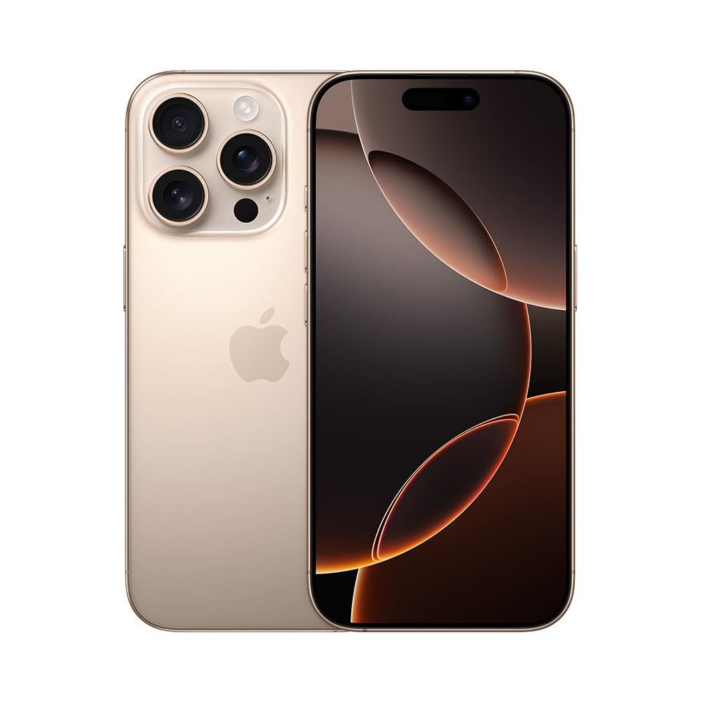 iPhone 16 Pro 128 GB Akıllı Telefon Çöl Titanium