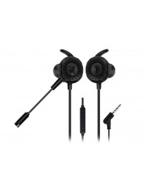 Hytech HY-GK1 3,5 Oyuncu Esnek Mikrofonlu Siyah Kulakiçi Kulaklık