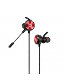 Hytech HY-GK3 3,5 Oyuncu Esnek Mikrofonlu Kırmızı Kulakiçi Kulaklık