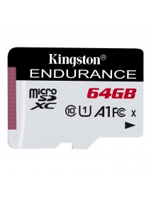 Kingston SDCE/64GB 64GB microSDXC Endurance 95R/30W C10 A1 UHS-I Card Only Hafıza Kartı