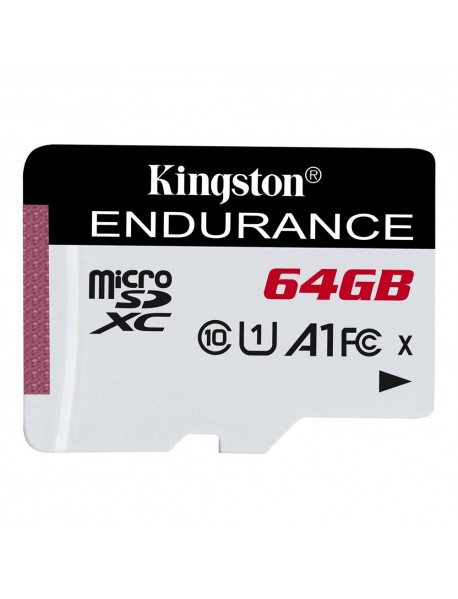 Kingston SDCE/64GB 64GB microSDXC Endurance 95R/30W C10 A1 UHS-I Card Only Hafıza Kartı