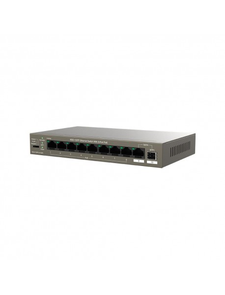 Tenda TEG1110PF-8-102W 9 Port 8 Port Poe+ 10/100/1000 Switch + 1 Port Uplink + 1 Port SFP