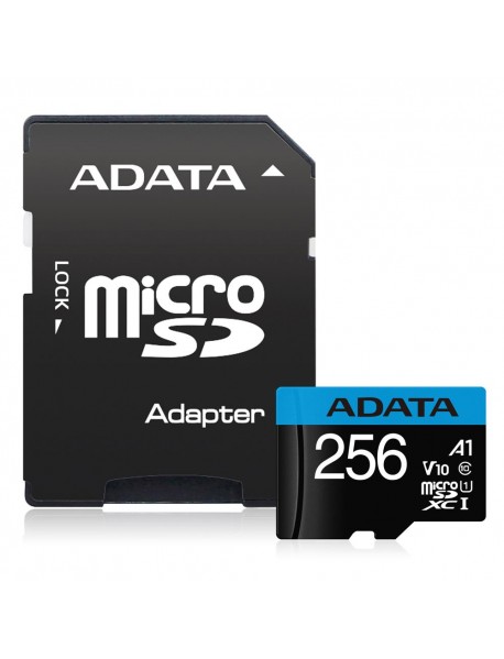 Adata 256GB Premier microSDXC Card with Adapter UHS-I Class10 V10 Hafıza Kartı