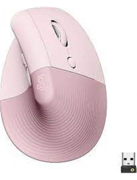 Logitech 910-006478 Lift Kablosuz Ergonomik Dikey Rose Mouse