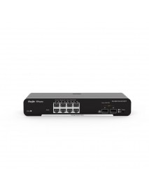 Ruijie RG-NBS3100-8GT2SFP 8-Port Gigabit L2 Managed Switch, 8 Gigabit RJ45 Ports,2 SFP Slots Ruijie RG-NBS3100-8GT2SFP 8-Port Gigabit L2 Managed Switch, 8 Gigabit RJ45 Ports,2 SFP Slots