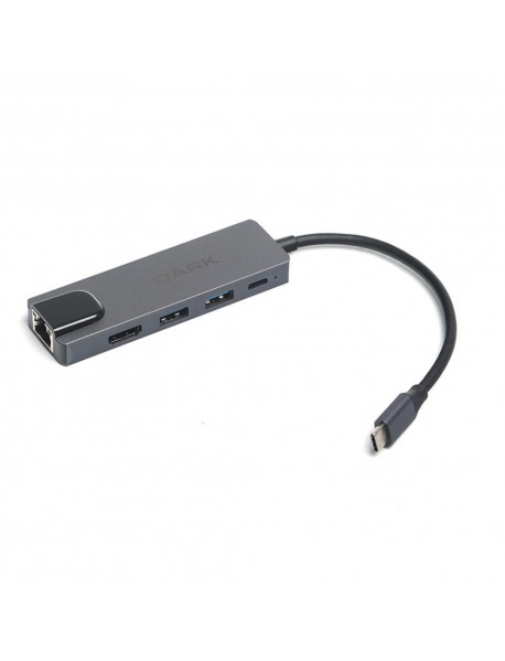 Dark DK-AC-U31X46 5i 1 Arada USB 3.1 Type-C to Ethernet / HDMI / USB 65W Port Çoklayıcı HUB
