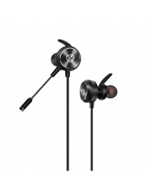 Hytech HY-GK3 3,5 Oyuncu Esnek Mikrofonlu Siyah Kulakiçi Kulaklık