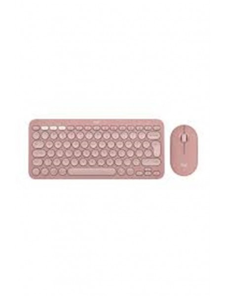 Logitech 920-012247 Pebble 2 Combo Pembe Kablosuz Klavye Mouse Seti