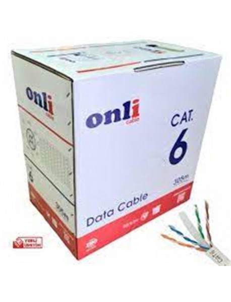 Onli ER-6002 U-UTP 23 AWG CCA CU 305 Metre Cat6 Kablo