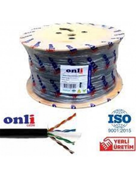 Onli ON-6006 U-UTP 23 AWG CCA/PE Outdoor 500 Metre Cat6 Kablo