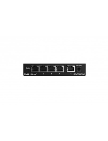 Ruijie-Reyee RG-ES205GC 4Port 10/100/1000 Mbps+1 Port 10/100/1000 Mbps Gb Yönetilebilir 54W