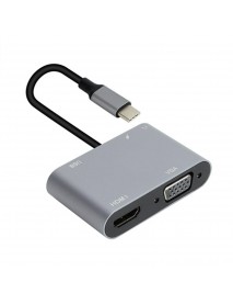 Vcom CU4511 Type-C To Hdmi+Vga+Usb 3+3.5mm Aux+ Type-C Çevirici Vcom CU4511 Type-C To Hdmi+Vga+Usb 3+3.5mm Aux+ Type-C Çevirici