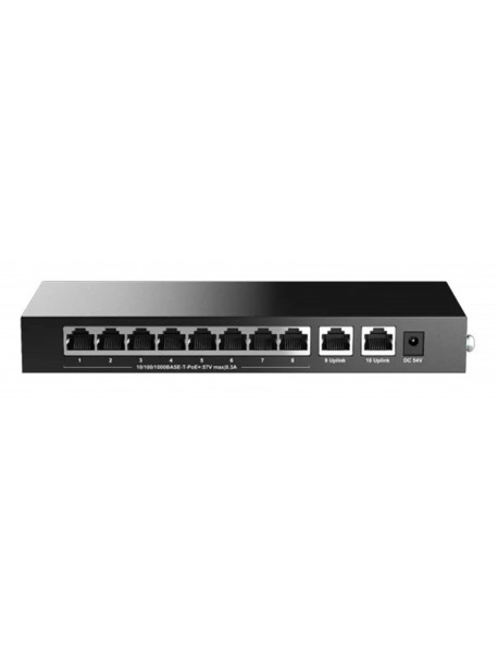H3C Magic BS210T-HP 8 Port Poe+ 2 Port Uplink 10/100/1000 Mbps 110W Metal Kasa Swich