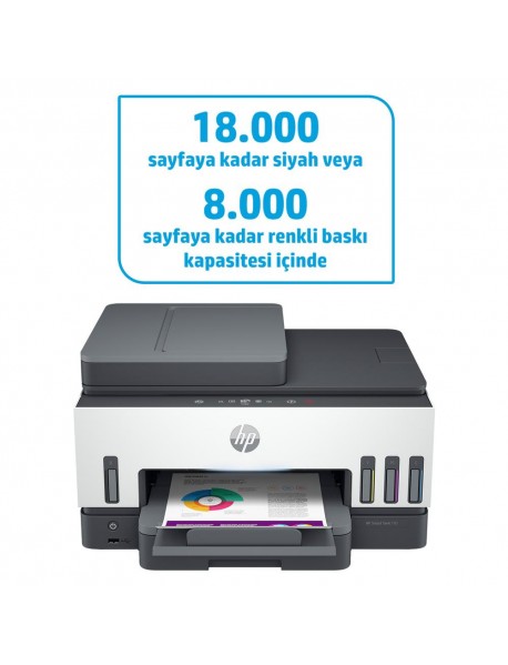 HP 4WF66A Smart Tank 790 Yazıcı/Tarayıcı/Fotokopi/Faks/ADF/Wifi Çok Fonksiyonlu Tanklı Yazıcı
