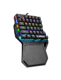 Rampage KB-R77 PALM USB Rainbow Backlight Blue Switch Mekanik 36 Tuşlu Mini Gaming Oy Klavyesi Rampage KB-R77 PALM USB Rainbow Backlight Blue Switch Mekanik 36 Tuşlu Mini Gaming Oy Klavyesi