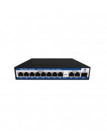 Nova NVC-PSEG0821 8 Port Poe+ 10/100/1000 Mbps 2 Port 10/100/1000 Mbps Uplink 1 Port SFP Switch 120W Nova NVC-PSEG0821 8 Port Poe+ 10/100/1000 Mbps 2 Port 10/100/1000 Mbps Uplink 1 Port SFP Switch 120W