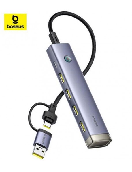 Baseus UltraJoy 5-Port HUB-Gümüş (B00052801S11-00)