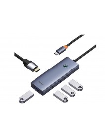 Baseus Flite Series 7in1 Type-C Hub Gri (B00052805813-00)