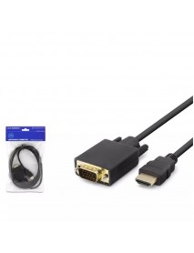 HADRON HDX7795 HDMI TO VGA KABLO PVC 120HZ 1080P 1.8mt SİYAH HADRON HDX7795 HDMI TO VGA KABLO PVC 120HZ 1080P 1.8mt SİYAH