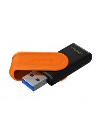 Kingston DTXS/256GB 256GB Portable USB 3.2 Gen1 DataTraveler ExodiaS (Black/Orange) Flash Bellek Kingston DTXS/256GB 256GB Portable USB 3.2 Gen1 DataTraveler ExodiaS (Black/Orange) Flash Bellek