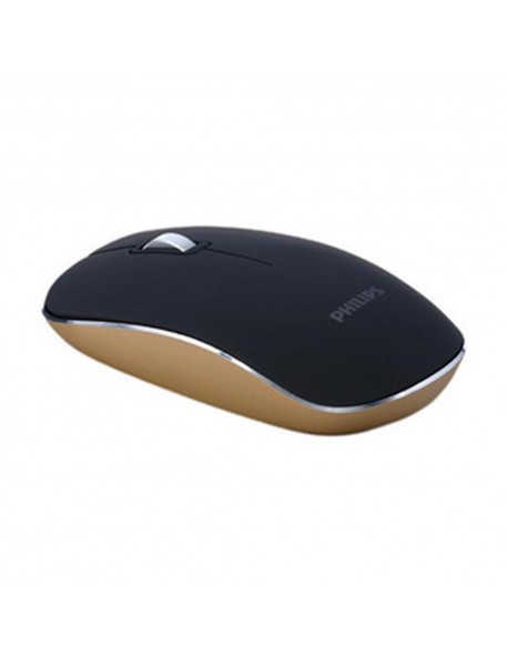 Philips SPK7323/93 Black and Gold Kablosuz Sessiz Optik Mouse