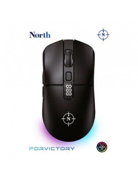 North Odin Pro WL Siyah 26K DPI 750 IPS 70G UltraLight RGB Kablosuz Gaming Mouse