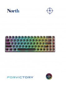 North Odin Pro WL68 LightCore Kablosuz Bluetooth RGB Red Switch Türkçe Siyah Mekanik Gaming Klavye North Odin Pro WL68 LightCore Kablosuz Bluetooth RGB Red Switch Türkçe Siyah Mekanik Gaming Klavye