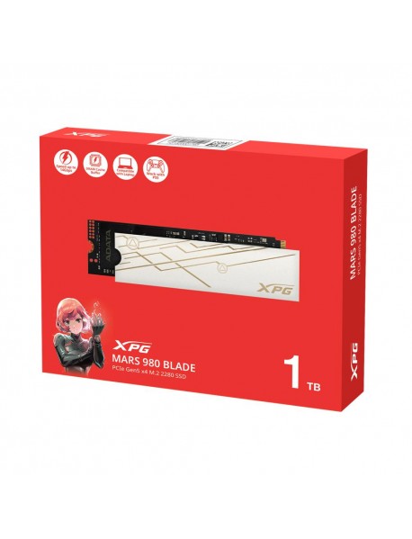 XPG 1TB MARS 980 BLADE 14.000MB/s-13.000MB/s PCIe Gen5 x4 M.2 2280 Ssd Harddisk (PS5 Uyumlu)