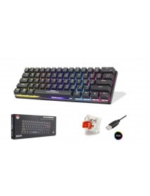 Hadron G509R Kablolu Oyuncu Mini Klavye Mekanik Red Switch Rgb Q Siyah Hadron G509R Kablolu Oyuncu Mini Klavye Mekanik Red Switch Rgb Q Siyah