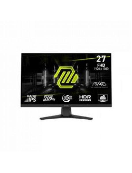 Msi 27" MAG 272F 1920x1080 FHD 200Hz 0.5ms HDMI DP FreeSync Premium IPS Gaming Monitör