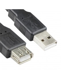 Vcom CU202-B-5.0 Siyah 5.0MT Usb 2.0 Uzatma Kablosu Vcom CU202-B-5.0 Siyah 5.0MT Usb 2.0 Uzatma Kablosu