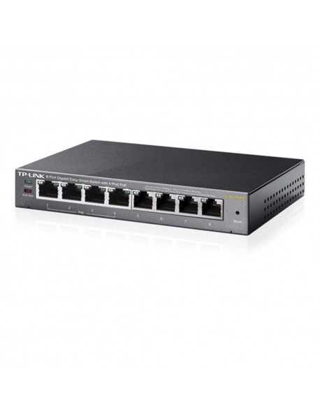 Tp-Link TL-SG108PE 8 Port 4 Port Poe+ 10/100/1000 Mbps Easy Smart Switch Çelik Kasa