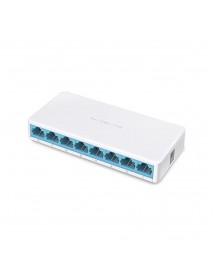 Tp-Link Mercusys MS108 8 Port 10/100 Mbps Switch Plastik Kasa Tp-Link Mercusys MS108 8 Port 10/100 Mbps Switch Plastik Kasa