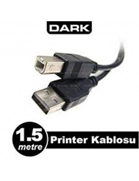Dark DK CB USB2PRNL150 1.5mt USB 2.0 Yazıcı Kablosu