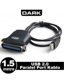 Dark DK CB USB2XLPT USB / Paralel Port Dönüştürücü Kablo Dark DK CB USB2XLPT USB / Paralel Port Dönüştürücü Kablo