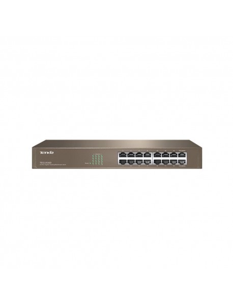Tenda TEG1016D 16 Port 10/100/1000 Mbps Switch Çelik Kasa Rack Mount