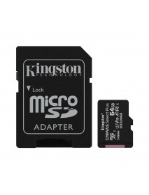 Kingston SDCS2/64GB 64GB micSDXC Canvas Select Plus 100R A1 C10 Card + ADP Hafıza Kartı Kingston SDCS2/64GB 64GB micSDXC Canvas Select Plus 100R A1 C10 Card + ADP Hafıza Kartı