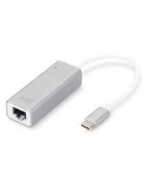 Digitus DN-3024 USB TYPE C Gigabit Ethernet Adaptörü, 1x10/100/1000 port,1xUSB Tip C erkek port Digitus DN-3024 USB TYPE C Gigabit Ethernet Adaptörü, 1x10/100/1000 port,1xUSB Tip C erkek port