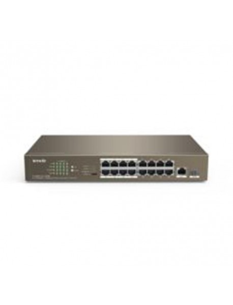 Tenda TEF1118P-16-150W 16 Port Poe+ 10/100 Switch Çelik Kasa Rack Mount