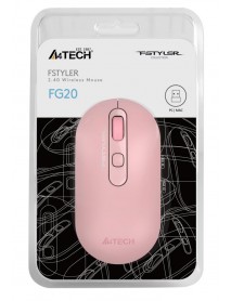A4 Tech Fg20 Pembe Nano Kablosuz Optik 2000 Dpi Mouse A4 Tech Fg20 Pembe Nano Kablosuz Optik 2000 Dpi Mouse