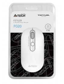 A4 Tech Fg20 Beyaz Nano Kablosuz Optik 2000 Dpi Mouse A4 Tech Fg20 Beyaz Nano Kablosuz Optik 2000 Dpi Mouse
