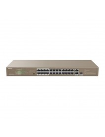 Tenda TEF1126P-24-250W 24 Port Poe+ 10/100 Switch Çelik Kasa Rack Mount Tenda TEF1126P-24-250W 24 Port Poe+ 10/100 Switch Çelik Kasa Rack Mount