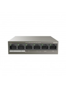 Tenda TEF1106P 6 Port 4 Port Poe+ 10/100 + 2 Port Uplink Switch Çelik Kasa Rack Mount Tenda TEF1106P 6 Port 4 Port Poe+ 10/100 + 2 Port Uplink Switch Çelik Kasa Rack Mount